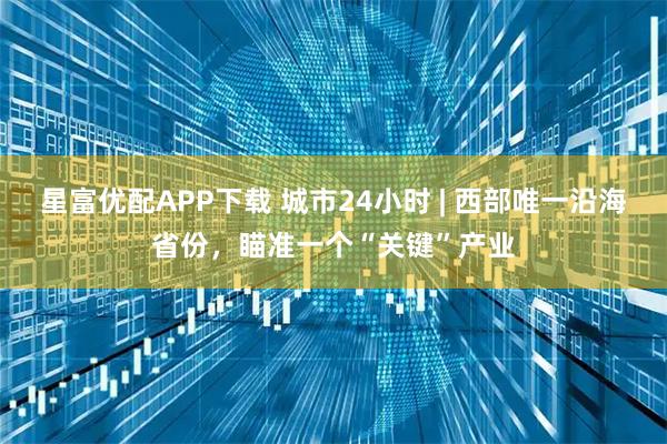 星富优配APP下载 城市24小时 | 西部唯一沿海省份，瞄准一个“关键”产业
